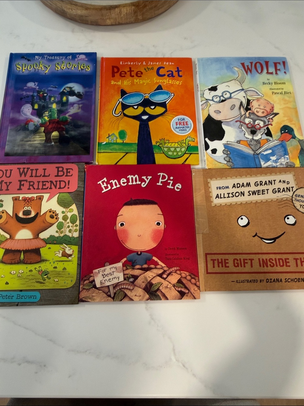 Lot of 6 Children's Picture Books - Colorful Covers